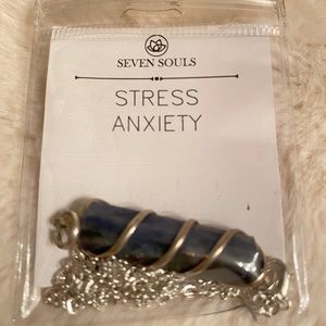 stress & anxiety crystal necklace